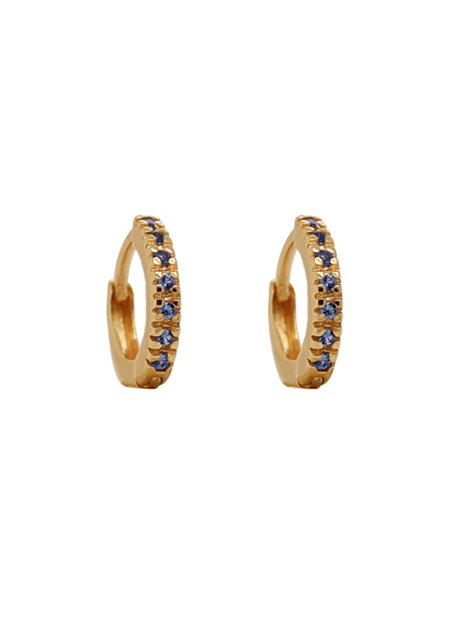 Deep Blue Zirconia Huggies