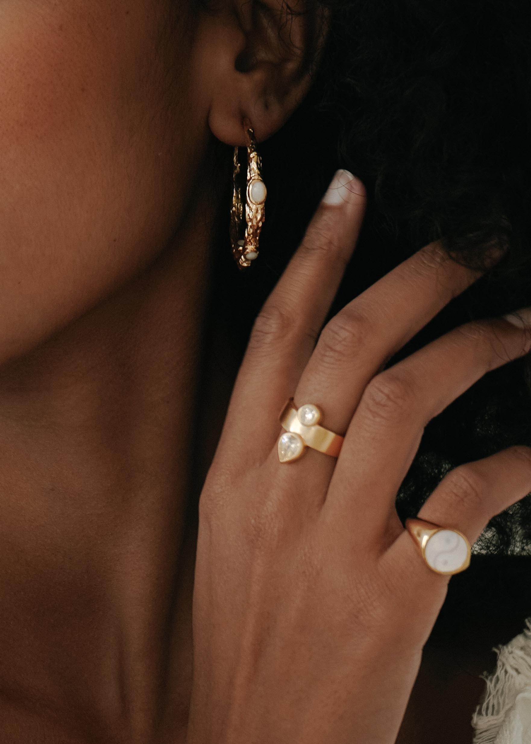 Ying & Yang Pinky Ring