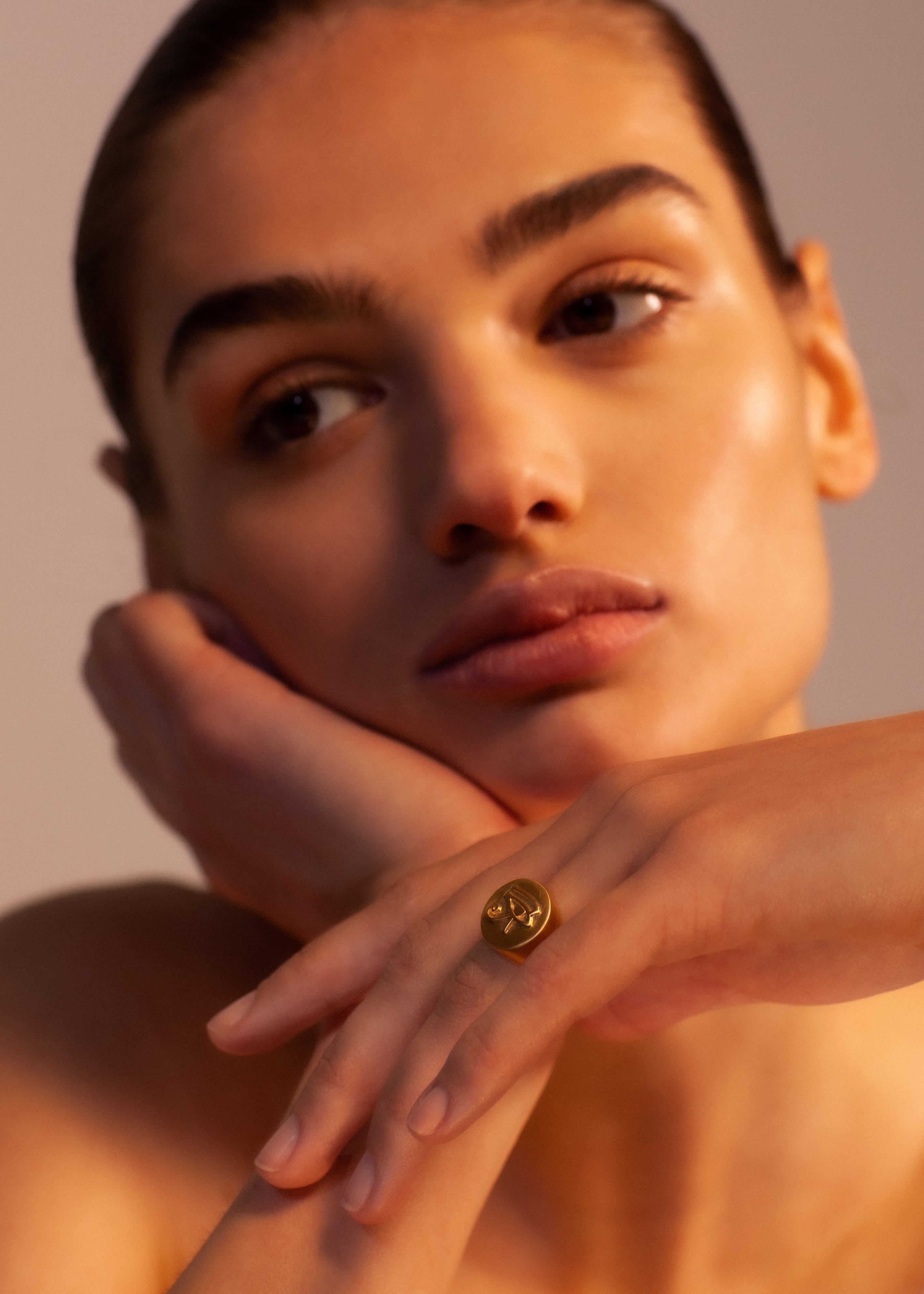 Eye of Horus Signet Ring
