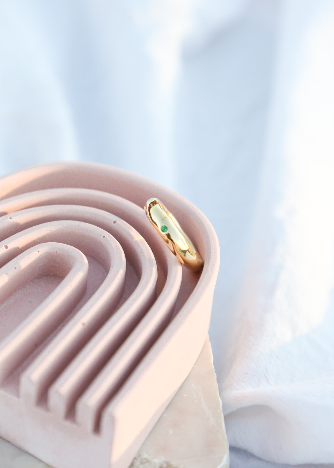 Imperfetto Verde Ring