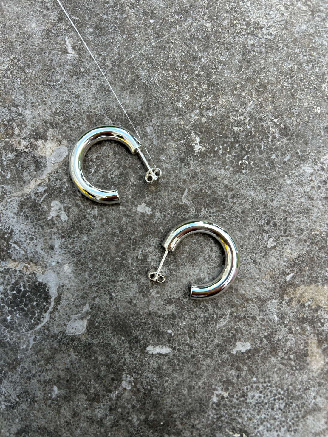 Small Sweetest Taboo Hoops Silver