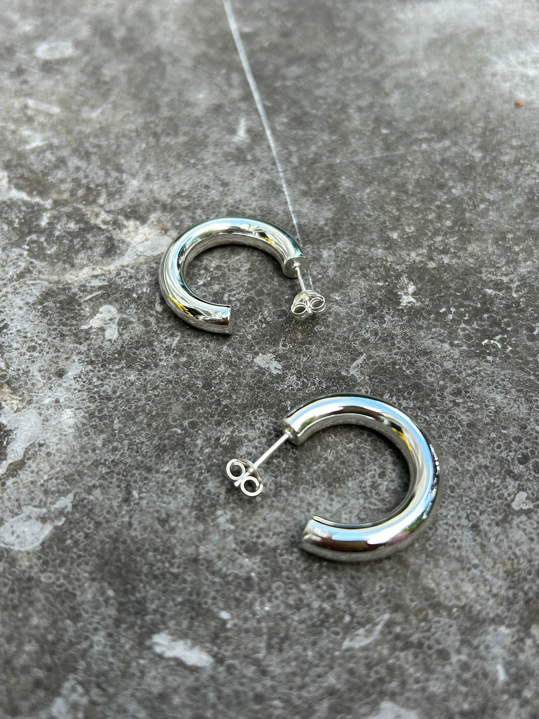 Small Sweetest Taboo Hoops Silver