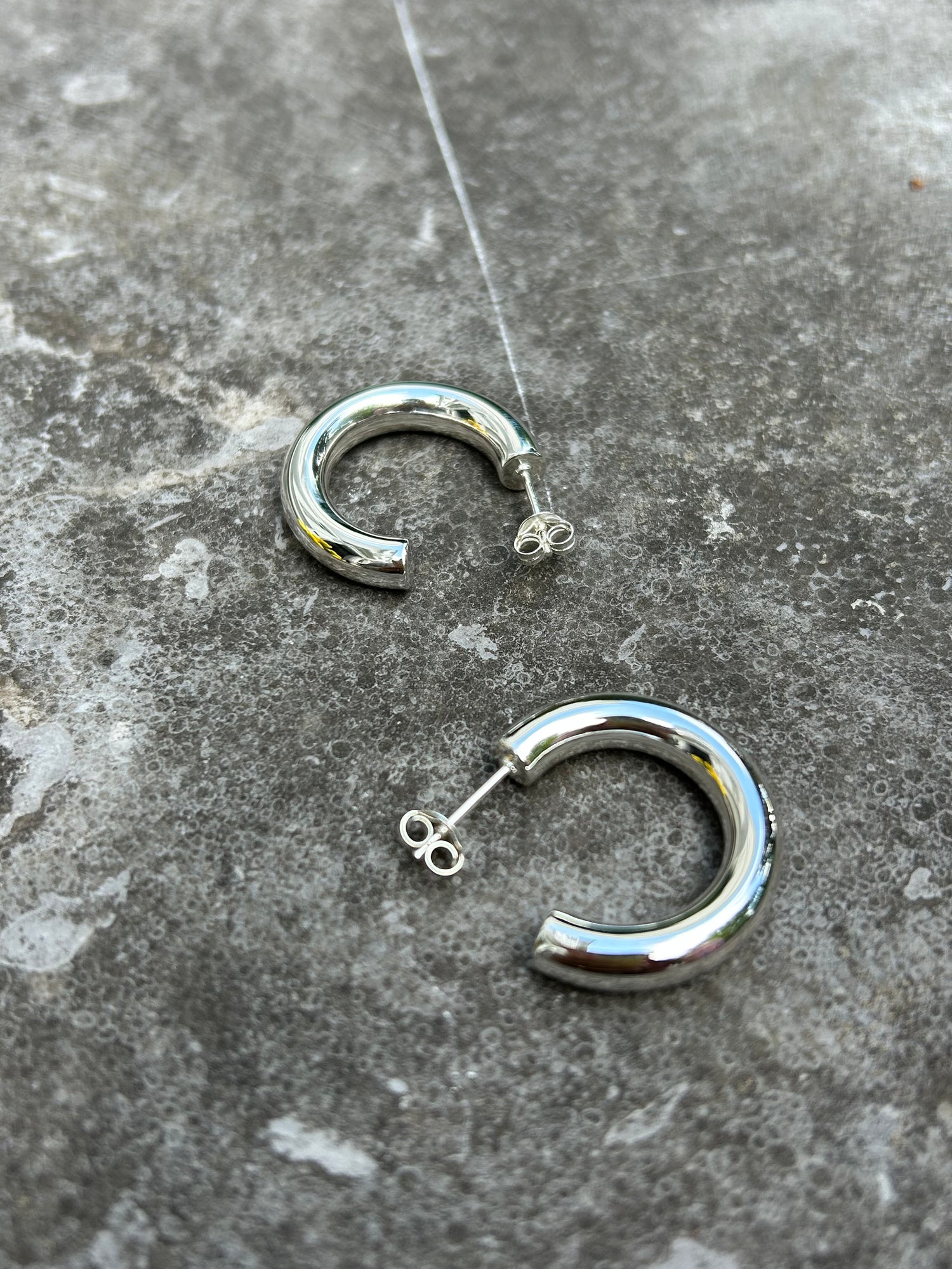 Small Sweetest Taboo Hoops Silver