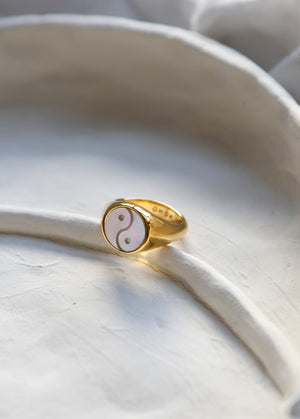 Ying & Yang Pinky Ring