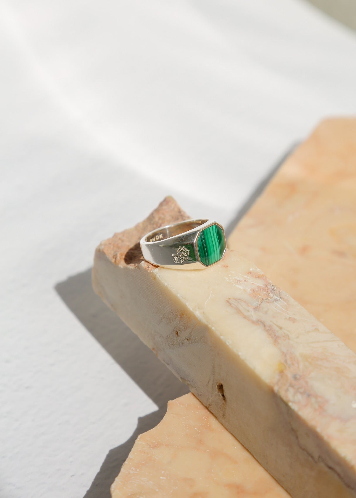 La Rosa Signet Ring Silver