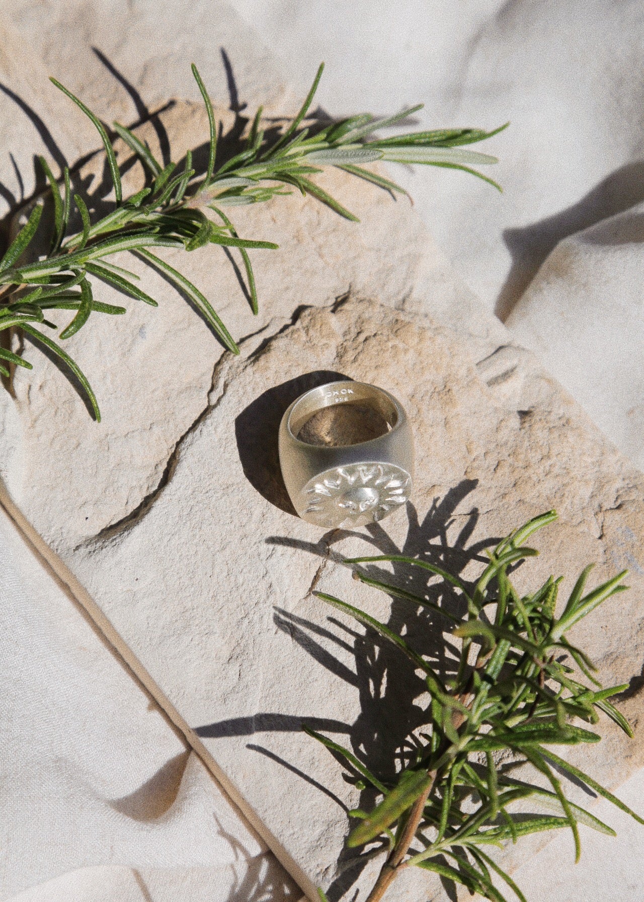 Luce del Sole Signet Ring Silver