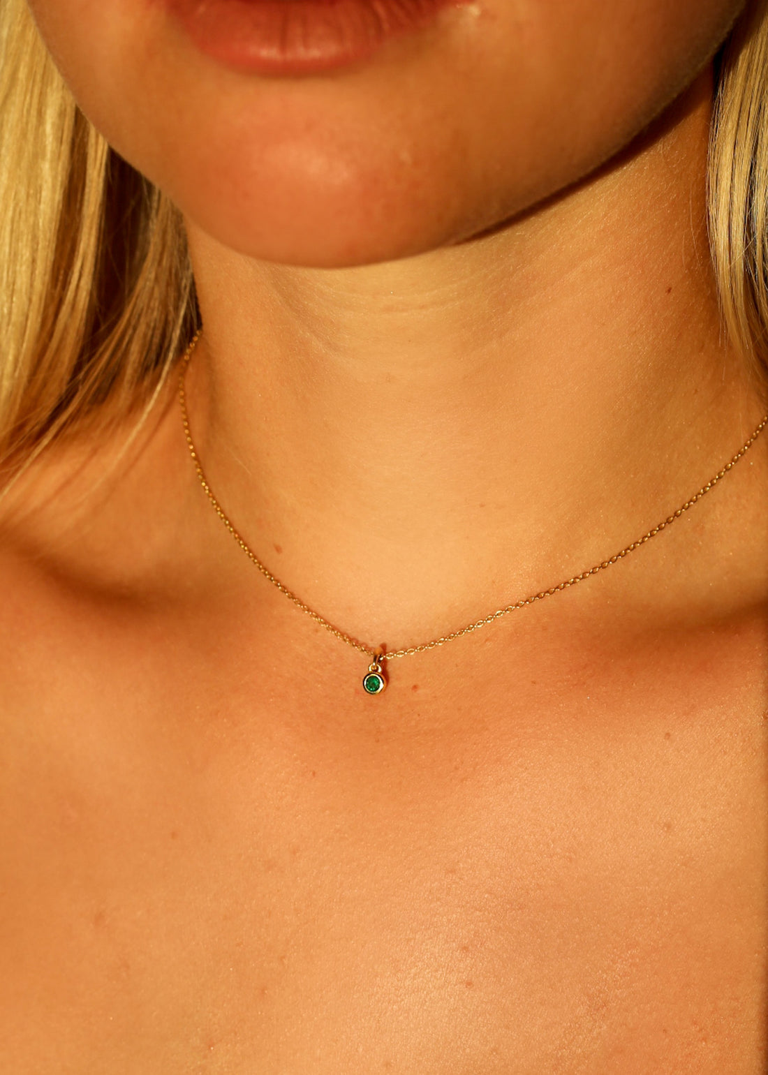 Tiny Tourmaline Necklace