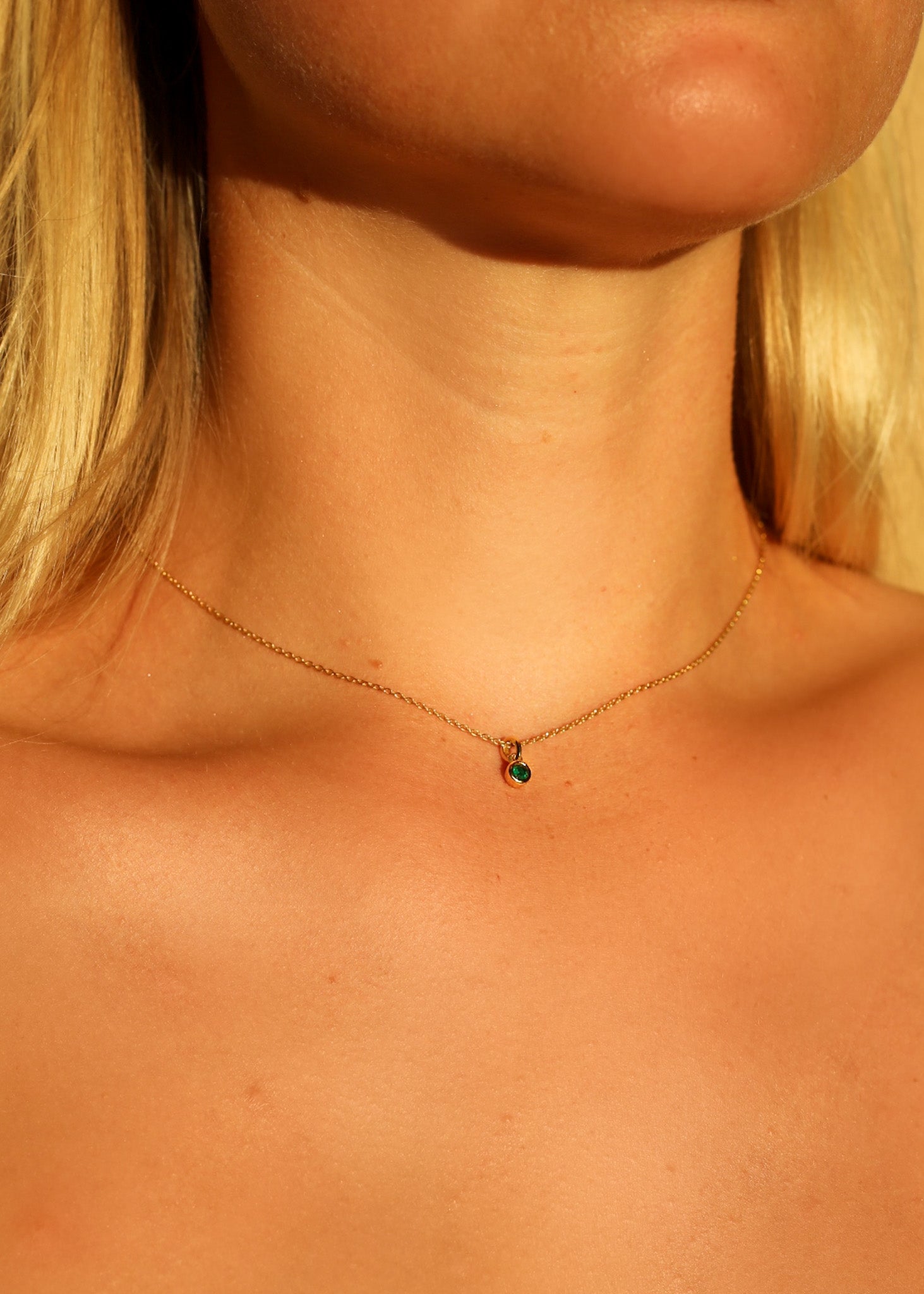 Tiny Tourmaline Necklace