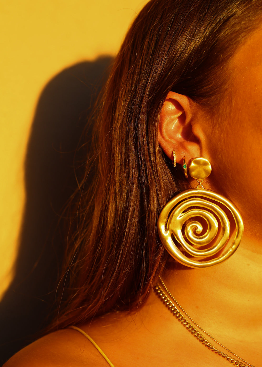 Big Swirl Earrings