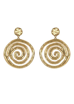 Big Swirl Earrings
