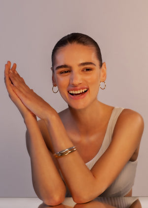 Open Bangle Gold Plated