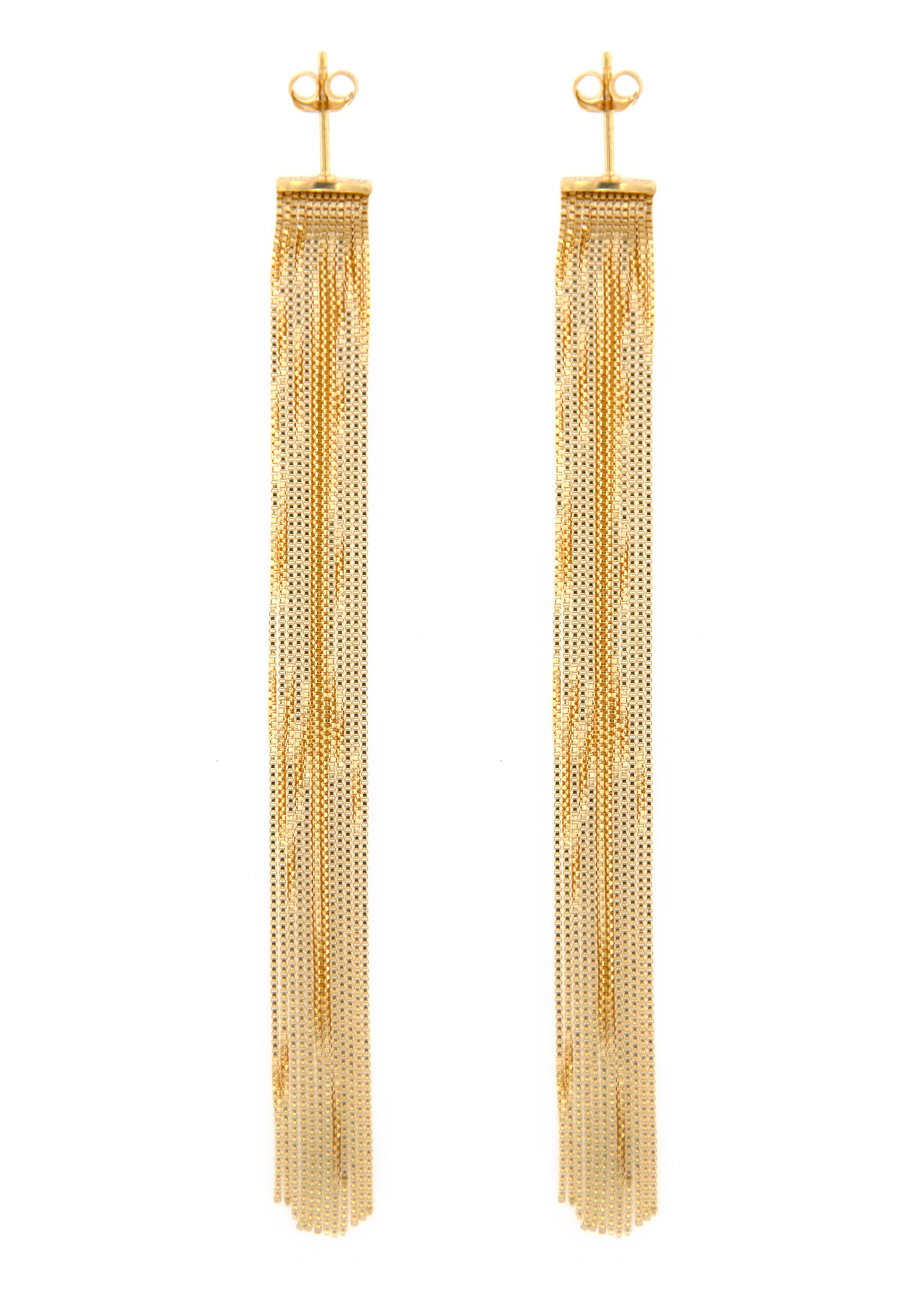 Gold Lametta Earrings