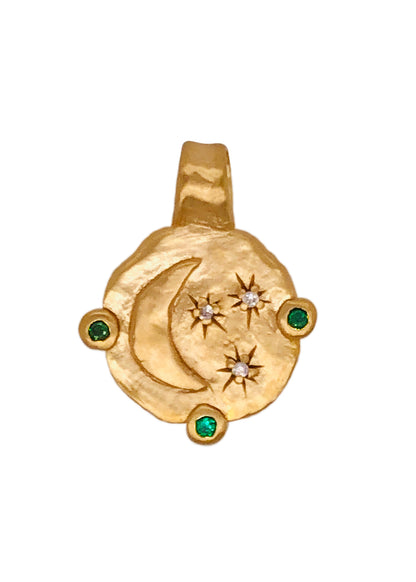 Moon &amp; Stars Pendant